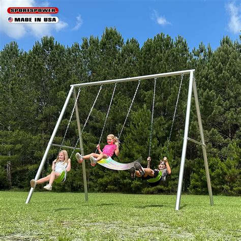 swing glider bracket for metal swing set|sportspower swing sets on clearance.